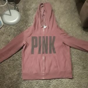 Pink full zip